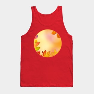 Circle Abstract Autumn Colorful Luminous Tank Top